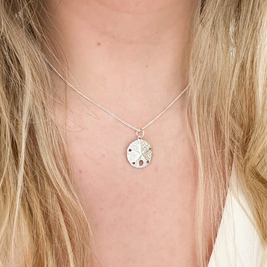 Sand Dollar Charm Necklace