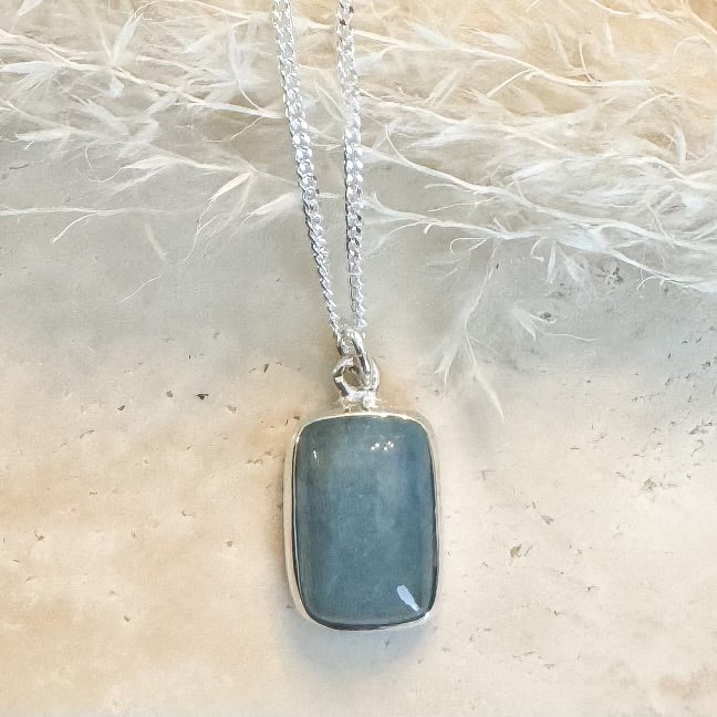 Aquamarine Gemstone Necklace