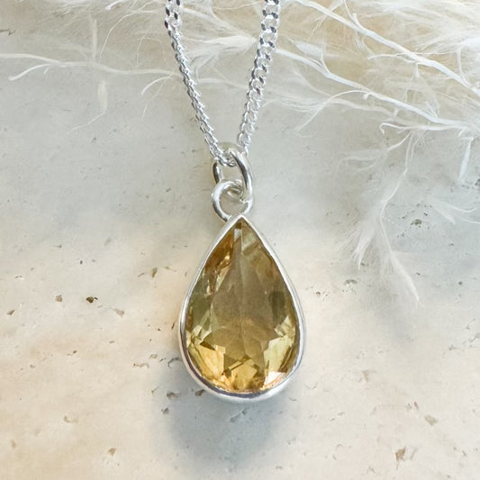 Citrine Gemstone Necklace