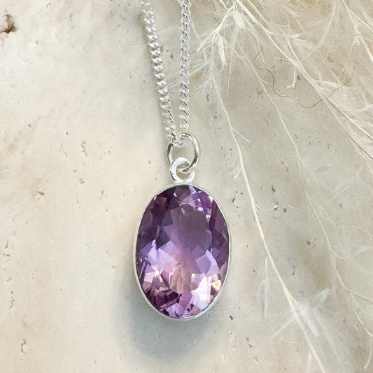 Amethyst Gemstone Necklace