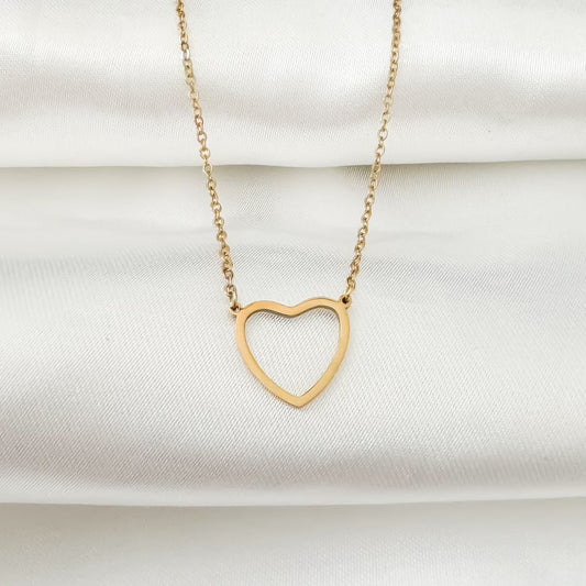 Open Heart Necklace