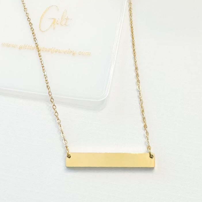 Gold Bar Necklace