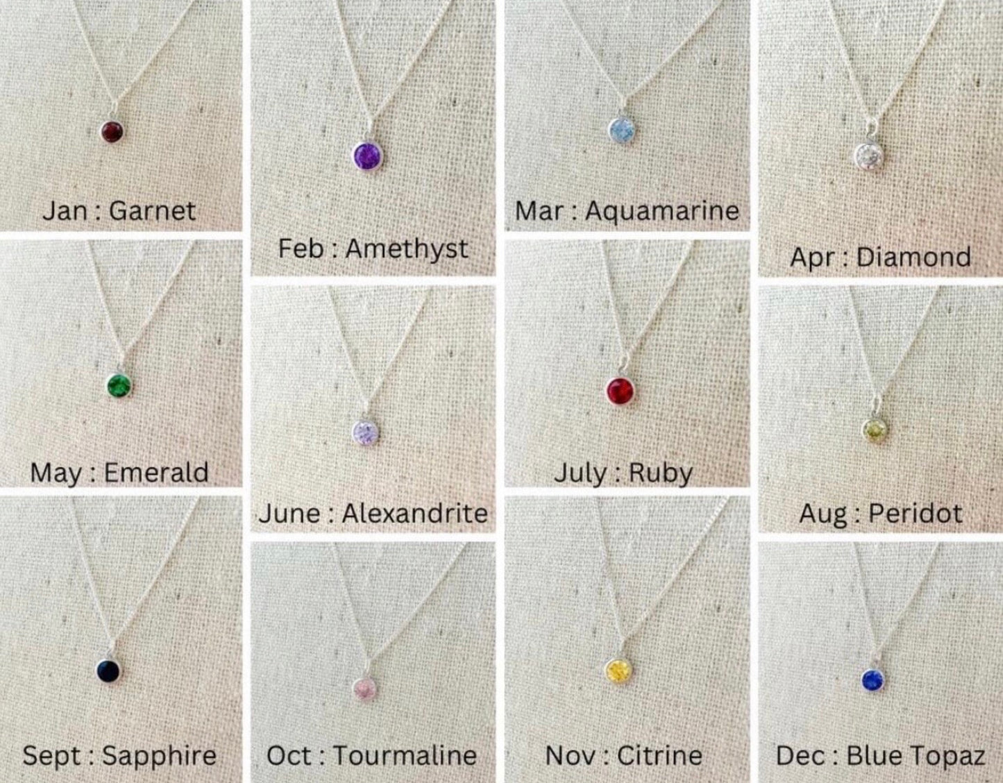 Birthstone Necklace